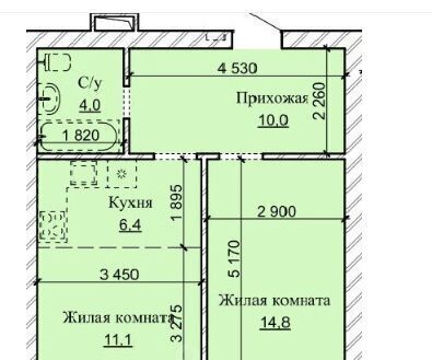 квартира г Барнаул рп Южный ул Герцена 17 р-н Центральный фото 1