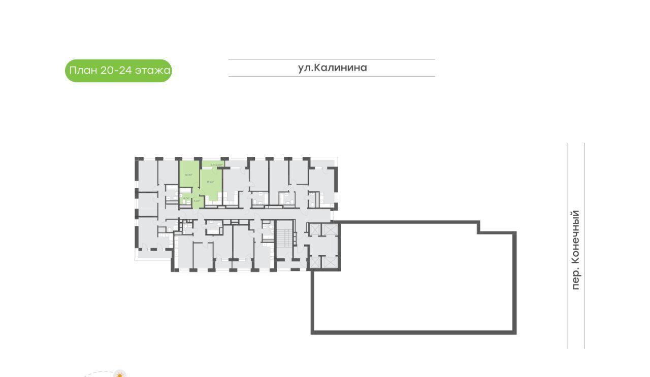 квартира г Хабаровск р-н Центральный ул Калинина фото 8