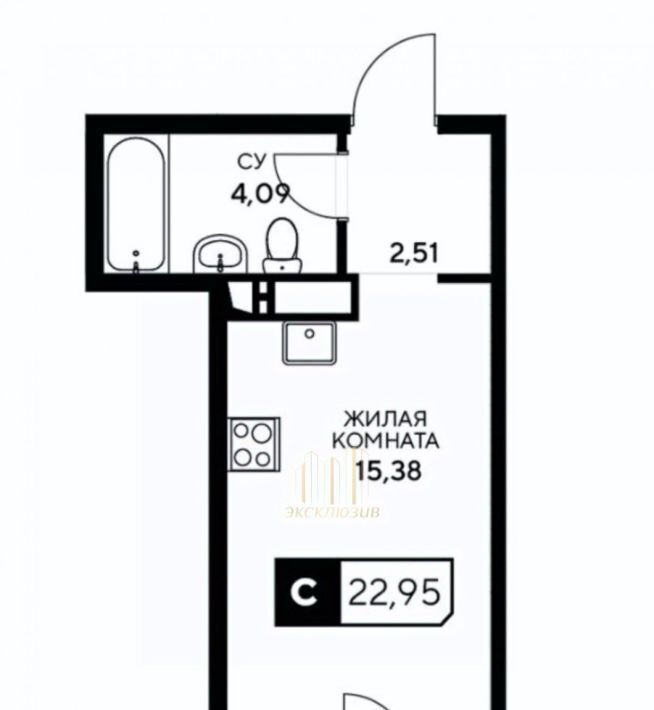 квартира р-н Анапский г Анапа ш Анапское 1г фото 1