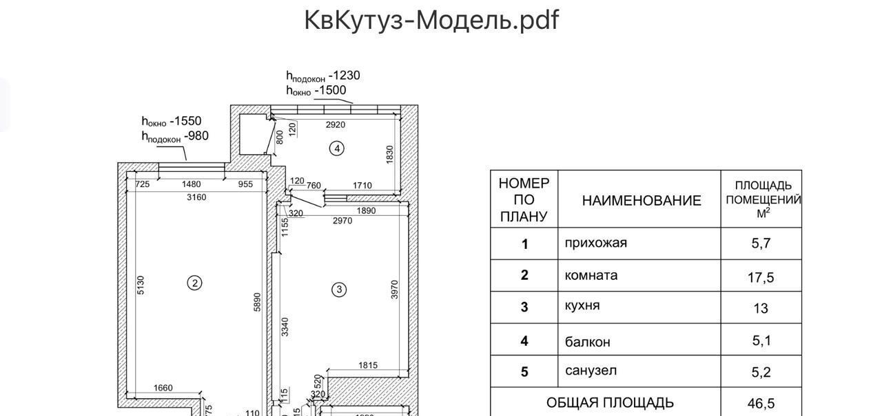 квартира г Новороссийск р-н Южный ул Хворостянского 25 ЖК «Кутузовский» фото 6