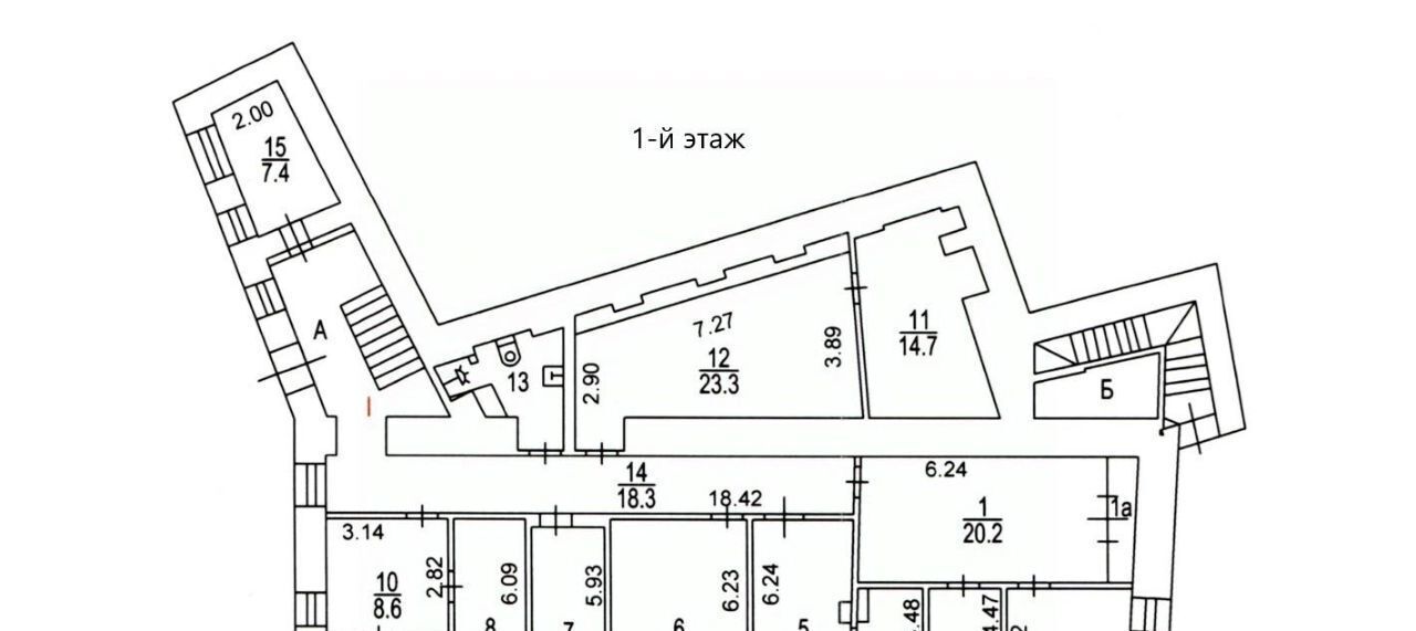 офис г Москва метро Новокузнецкая наб Овчинниковская 6с/3 фото 15