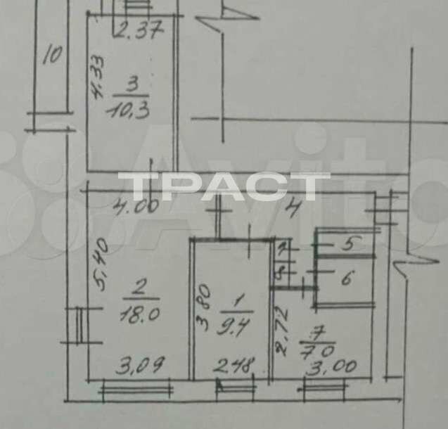 квартира г Воронеж ул Космонавта Комарова 13 фото 6