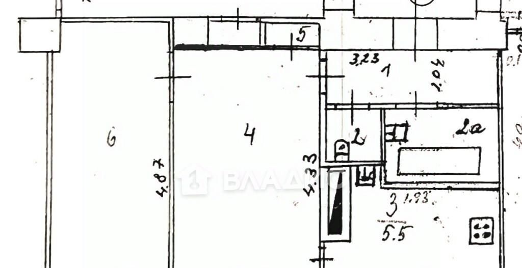 квартира г Владимир р-н Октябрьский ул Фейгина 18/72 фото 2