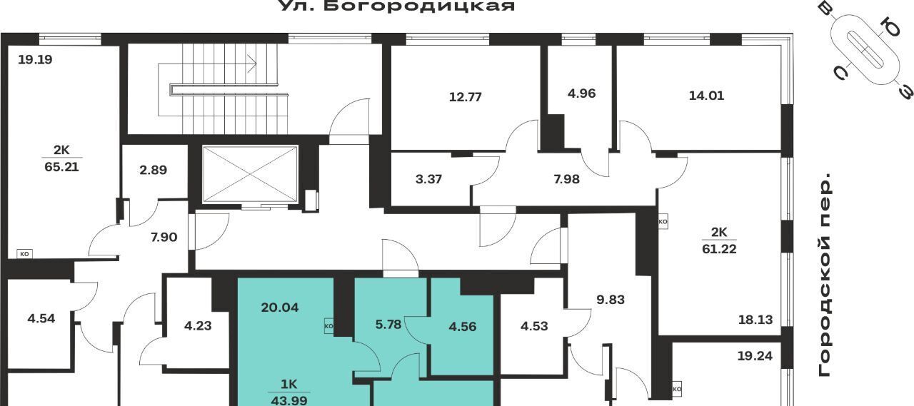 квартира г Тула р-н Центральный ЖК «Рязанка Грин» фото 2