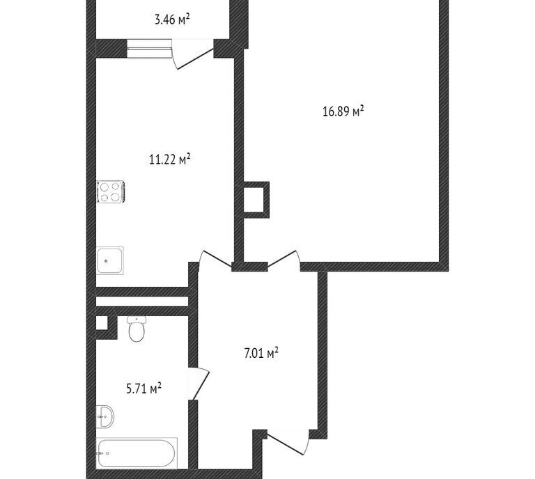 квартира г Ярославль ул Академика Колмогорова 13к/3 фото 6