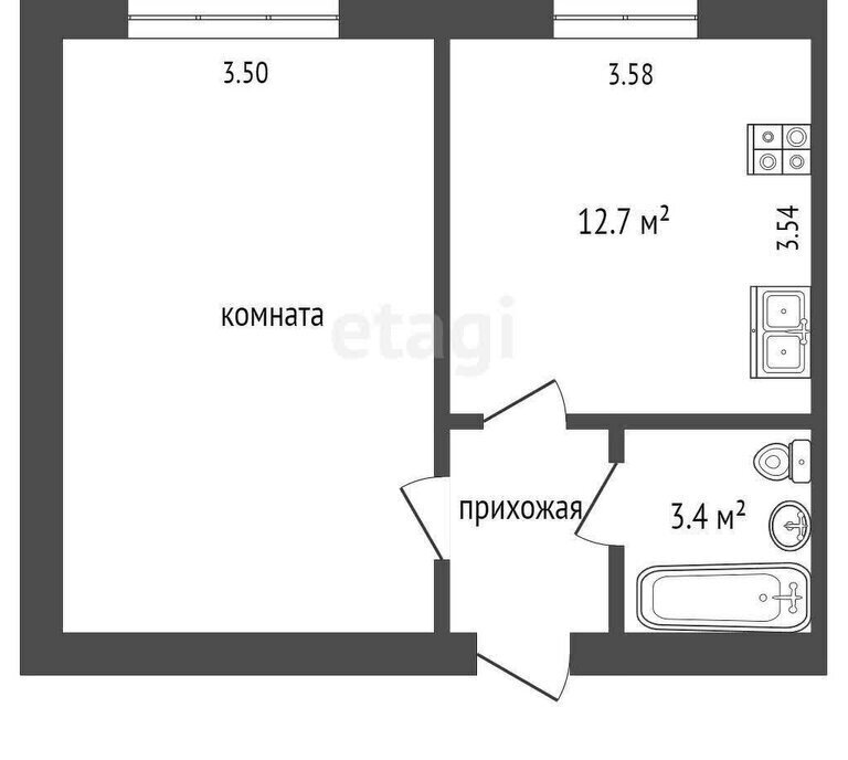 квартира у Хангаласский г Покровск ул Заводская 5 городское поселение Покровск фото 14