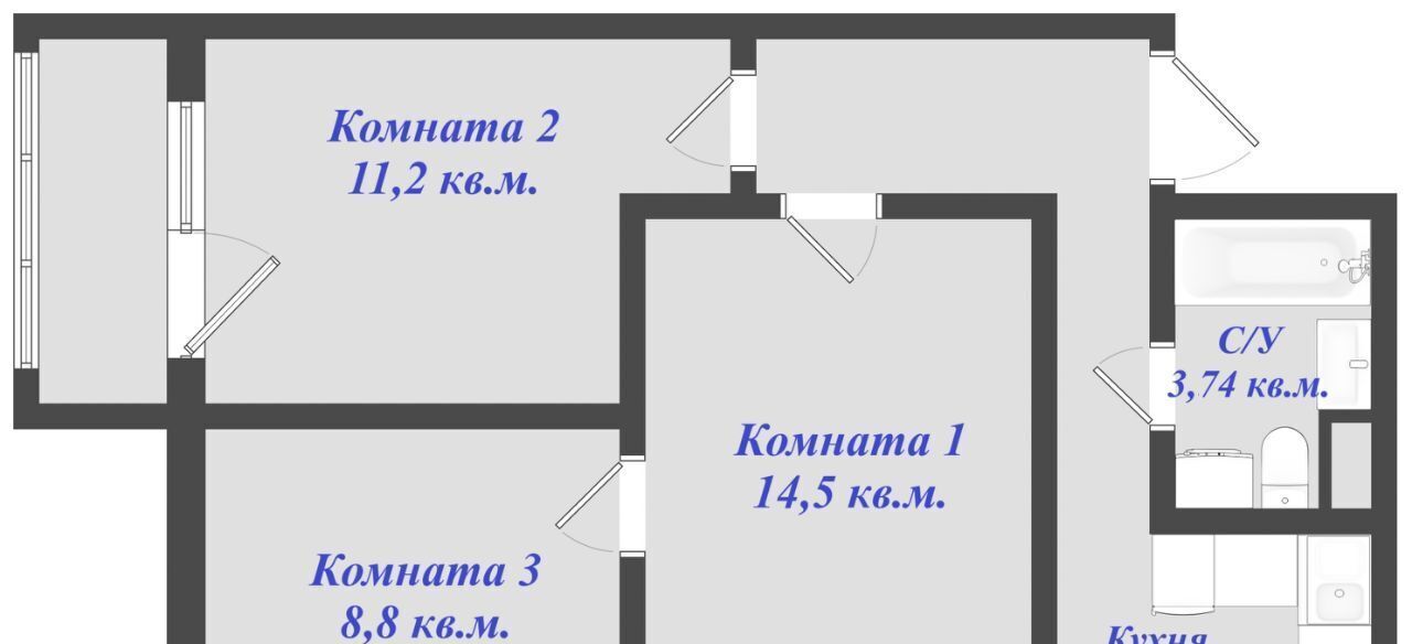 квартира г Москва метро Планерная ул Туристская 20к/1 фото 32