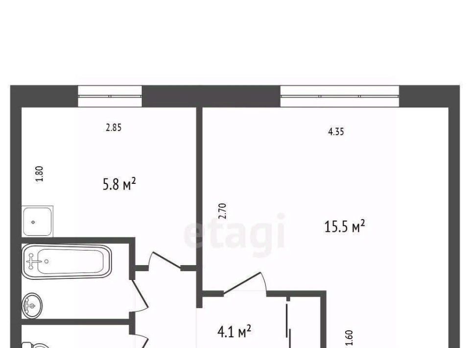 квартира г Красноярск р-н Октябрьский ул Академгородок 17а фото 15