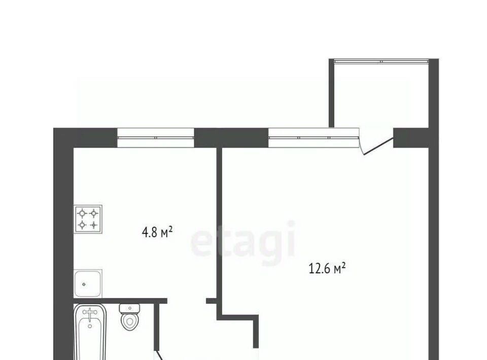 квартира г Красноярск р-н Железнодорожный ул Красномосковская 31 фото 19