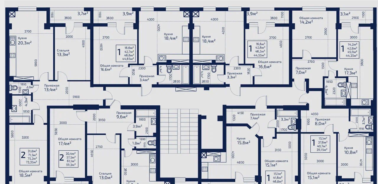 квартира р-н Симферопольский с Мирное ул Живописная 7 этап фото 4