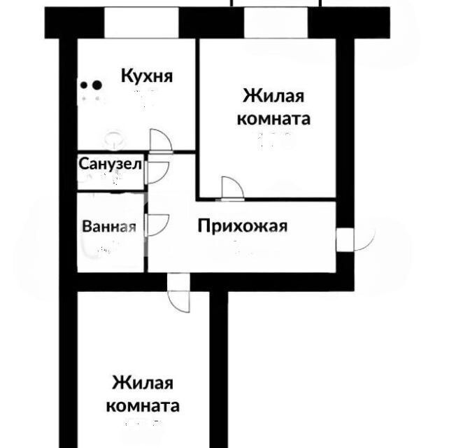 квартира г Новосибирск р-н Центральный Лермонтова, 34 / Семьи Шамшиных, 85, Новосибирск городской округ фото 2