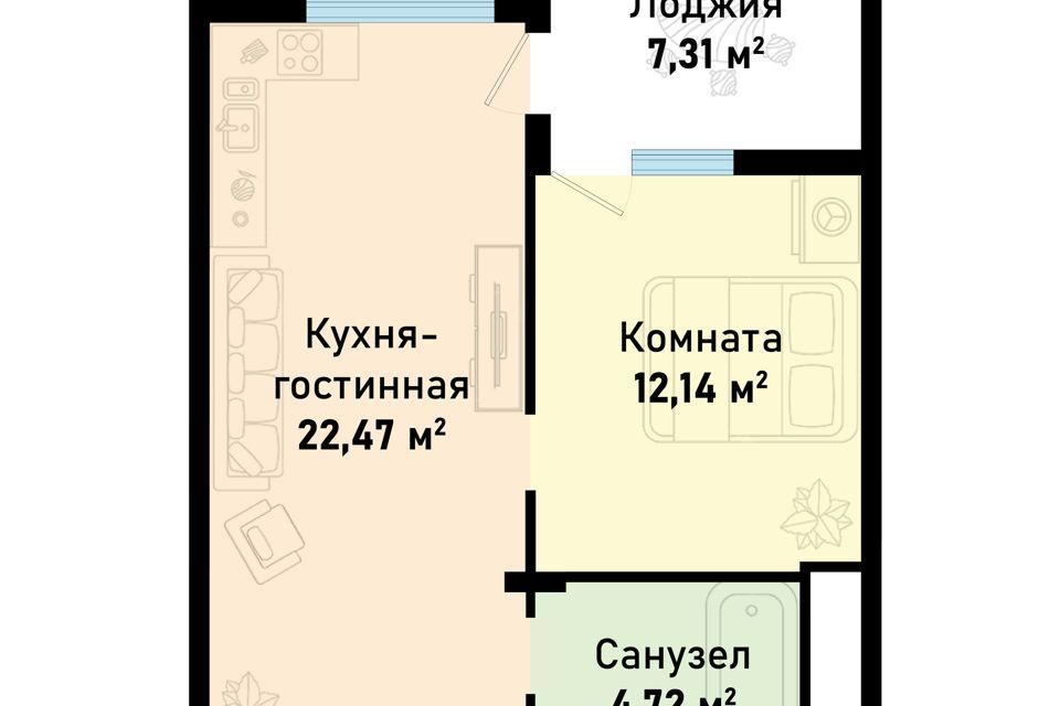 квартира р-н Черноморский пгт Черноморское ул Евпаторийская 12а фото 1