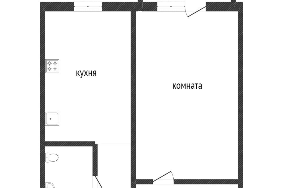 квартира г Сургут пр-кт Пролетарский 39 Сургут городской округ фото 10