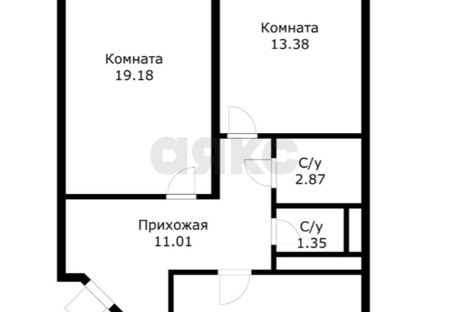 квартира г Краснодар р-н Прикубанский ул им. Шаляпина Ф.И. 30/1 Краснодар городской округ фото 7