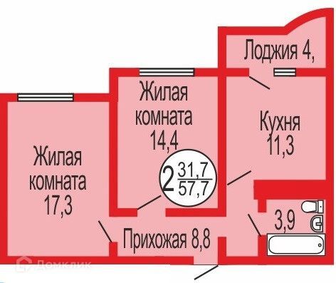 квартира г Оренбург ул Уральская 2/24 Оренбург городской округ фото 5