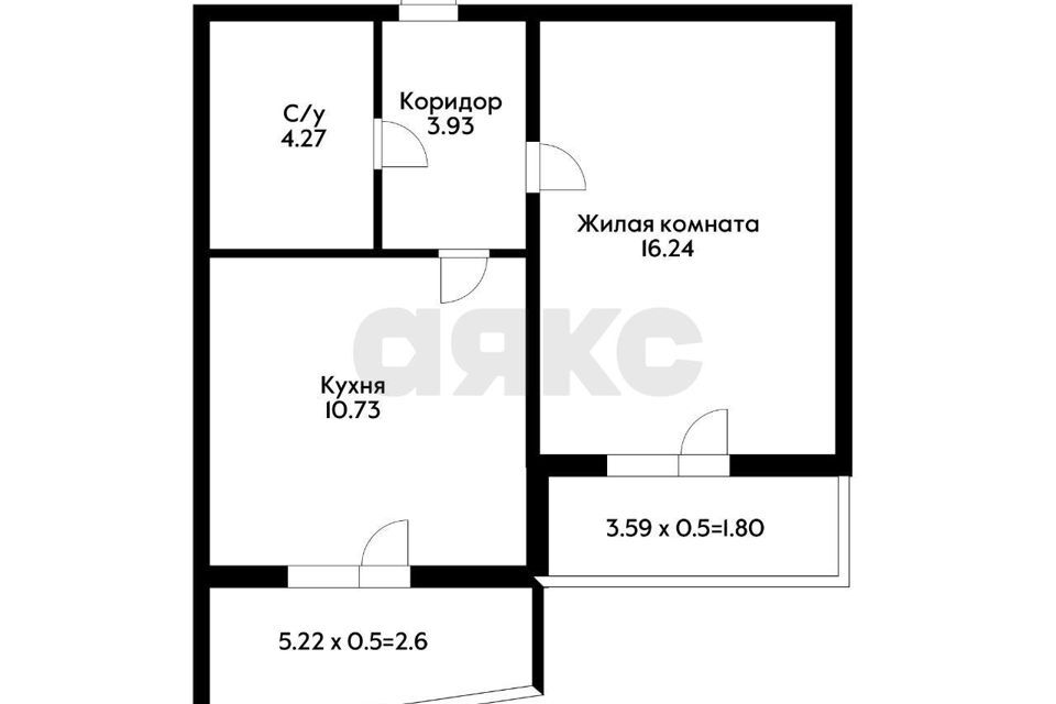 квартира г Краснодар р-н Прикубанский Краснодар городской округ, Западный обход, 39/1 к 7 фото 5