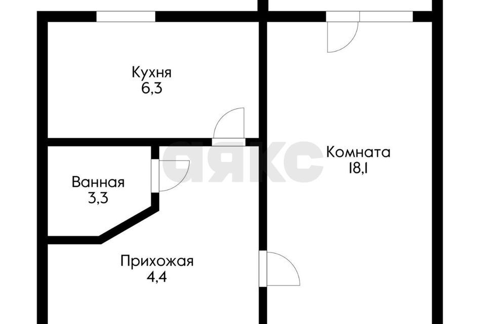 квартира г Краснодар р-н Прикубанский ул им. Толбухина 87 муниципальное образование Краснодар фото 8