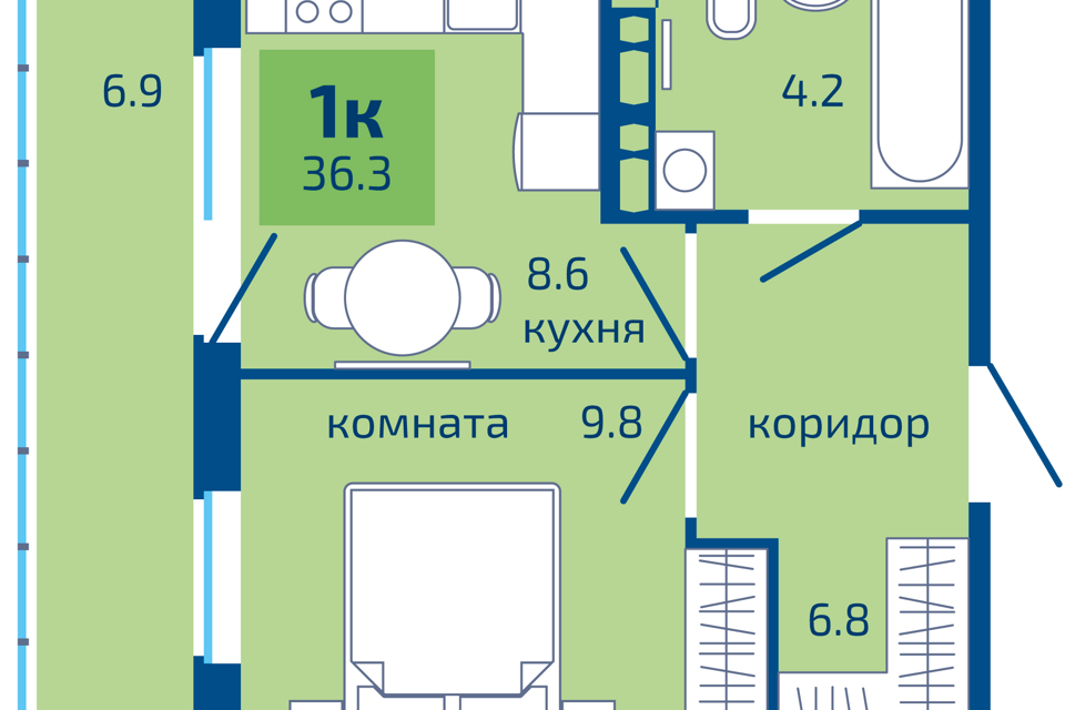 квартира г Пермь р-н Мотовилихинский ул Целинная 59/1 Пермь городской округ фото 1