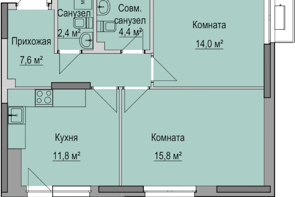 квартира г Ижевск Ижевск городской округ, Ключевой фото 1