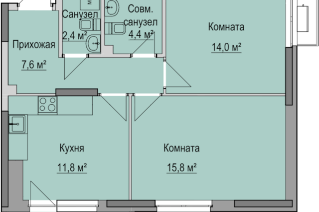 квартира Ижевск городской округ, Ключевой фото