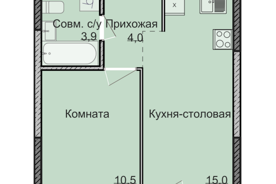 квартира г Ижевск Ижевск городской округ, Строящийся жилой дом фото 1