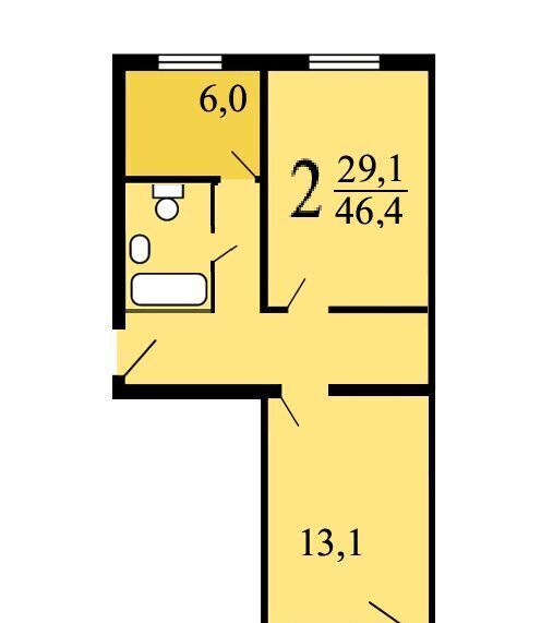 квартира г Москва метро Домодедовская проезд Борисовский 36к/4 фото 16