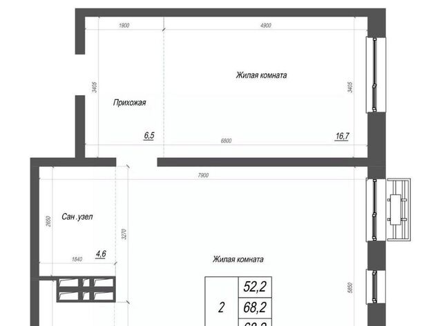 квартира р-н Ленинский ул Невельского 4с/2 ЖК Нефрит фото