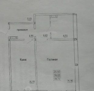 квартира г Новосибирск р-н Октябрьский Золотая Нива ул В.Высоцкого 143/4 фото 2