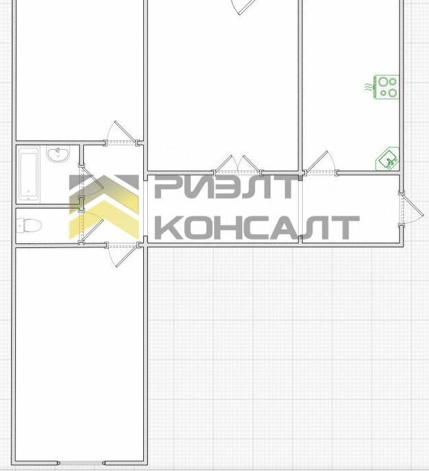 квартира г Омск ул 21-я Амурская 75 Центральный АО фото 1