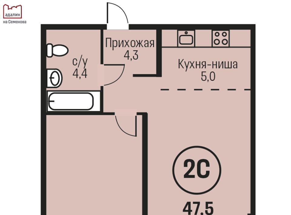 квартира г Барнаул р-н Индустриальный ул им В.Т.Христенко 2к/4 фото 1