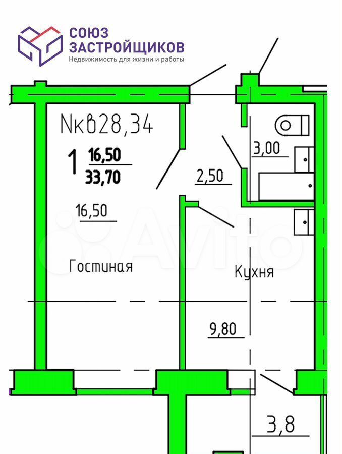 квартира г Оренбург р-н мкр Пристанционный ул Нахимова 49 р-н Ленинский фото 4