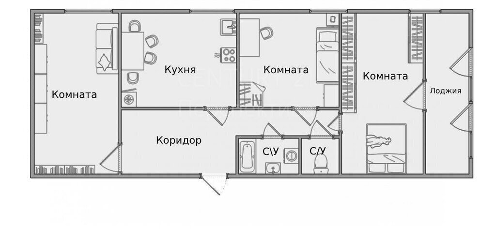 квартира г Люберцы дп Красково ул 2-я Заводская 22 Красково фото 3