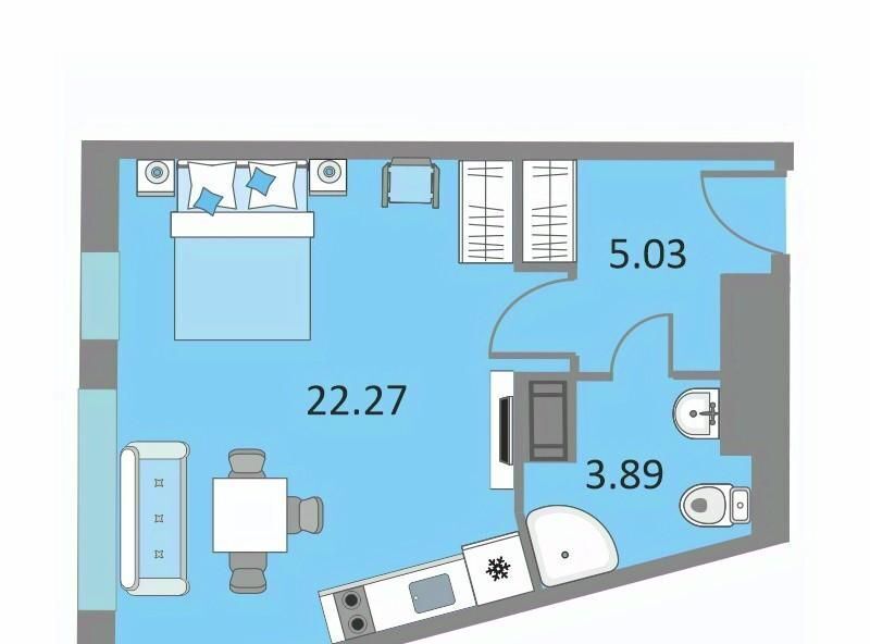 квартира г Санкт-Петербург метро Ломоносовская ул Варфоломеевская 6 округ Ивановский фото 1