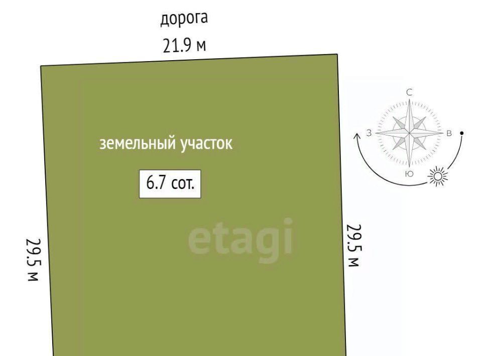 земля р-н Тюменский с Перевалово Чистые росы кп фото 1