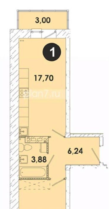 квартира р-н Иркутский п Дзержинск р-н мкр Современник 32 фото 1