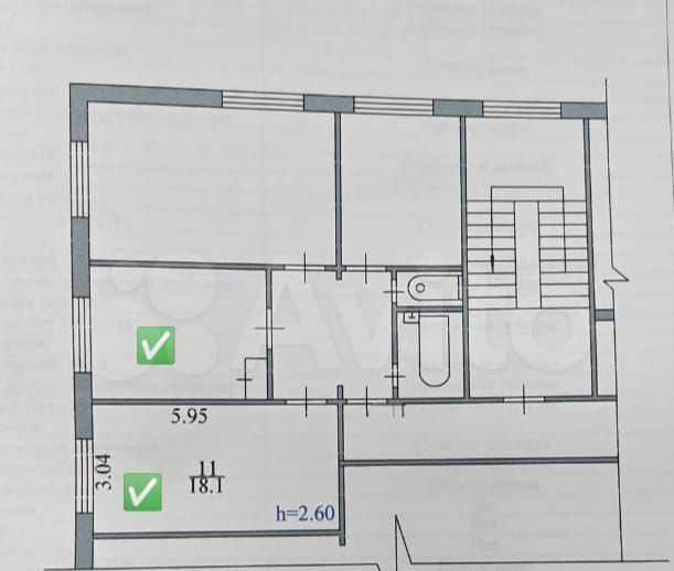 комната г Благовещенск ул Институтская 30/4 фото 8