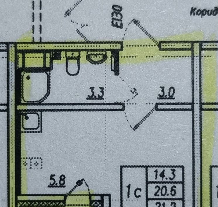 квартира г Санкт-Петербург метро Девяткино дор Муринская 12к/2 округ Полюстрово фото 20