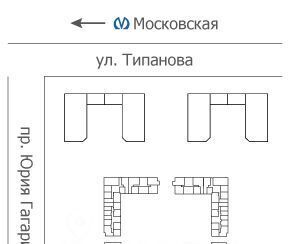 квартира г Санкт-Петербург метро Московская ул Типанова 22 ЖК Дефанс округ Гагаринское фото 1