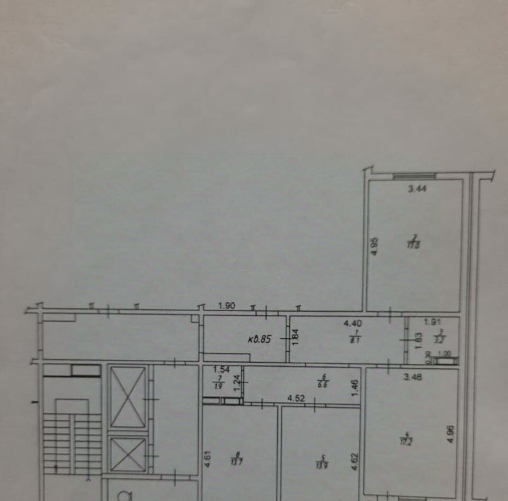 квартира г Краснодар р-н Прикубанский ул им. Артюшкова В.Д. 15 микрорайон «Московский» фото 2