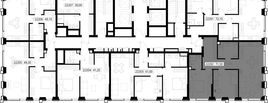 квартира г Москва метро Тушинская мультиквартал CITYZEN жилой комплекс Ситизен, к 2 фото 1