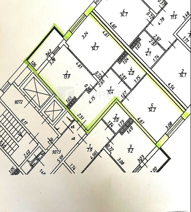 квартира г Москва метро Коммунарка ТиНАО Скандинавский бульвар, 6 фото 6