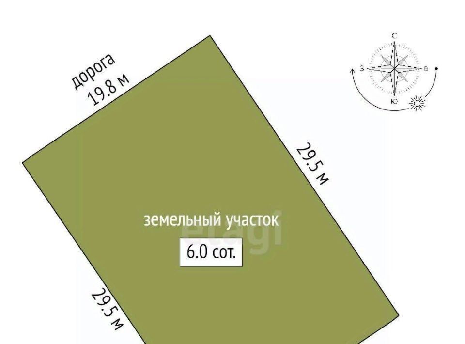 земля р-н Симферопольский с Урожайное ул Цветочная 3 фото 2