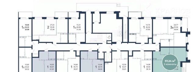 квартира р-н Коминтерновский пр-кт Московский 66 ЖК «ТИТУЛ» фото