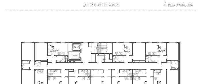 квартира р-н Всеволожский п Ковалево ЖК ЛСР Ржевский парк Всеволожское городское поселение, Площадь Ленина фото 2