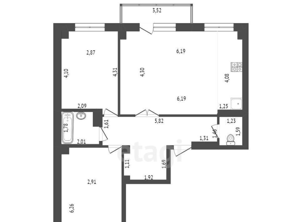 квартира г Стерлитамак ул Советская 100 фото 8