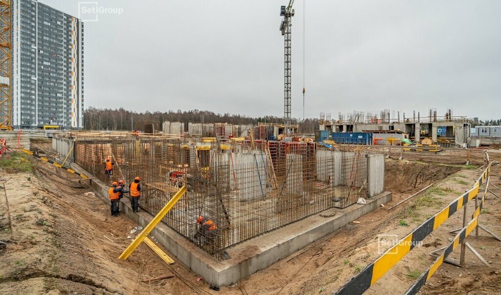 квартира г Санкт-Петербург метро Проспект Просвещения р-н Приморский ЖК «Бионика Заповедная» муниципальный округ Коломяги фото 21