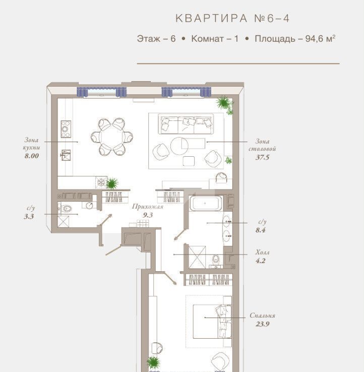 квартира г Санкт-Петербург метро Чернышевская наб Воскресенская округ Смольнинское фото 4