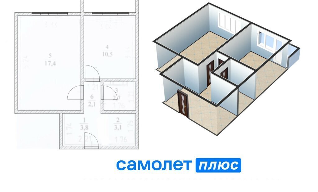 квартира г Кемерово р-н Рудничный ул Серебряный бор 8 ЖК Семейный фото 13