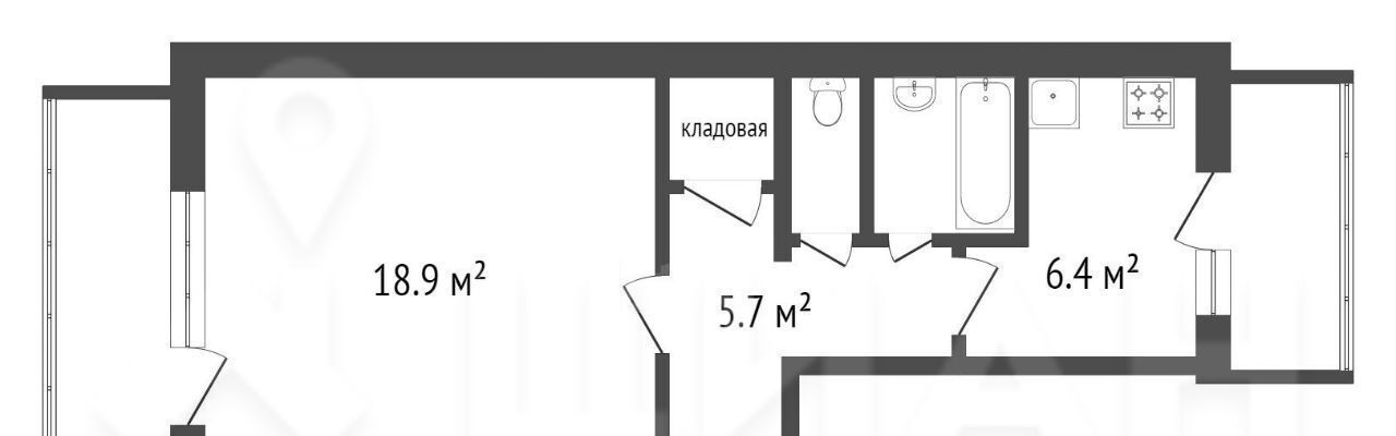 квартира г Челябинск р-н Тракторозаводский ул Зальцмана 36 фото 2