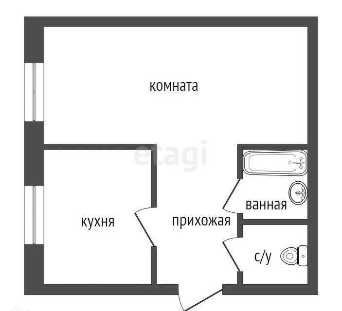 квартира г Красноярск р-н Ленинский ул Паровозная 10 Красноярск городской округ фото 1